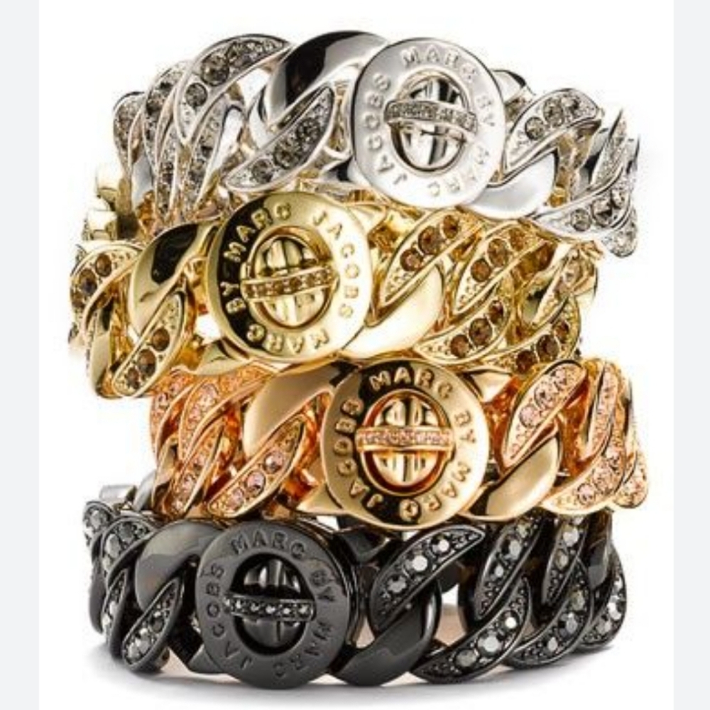 MARC JACOBS Pave Katie Turnlock Bracelet
